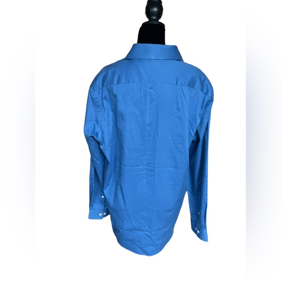 Michael Kors Slate Blue Button Down Long Sleeve Shirt Sz L NWT - Picture 4 of 16